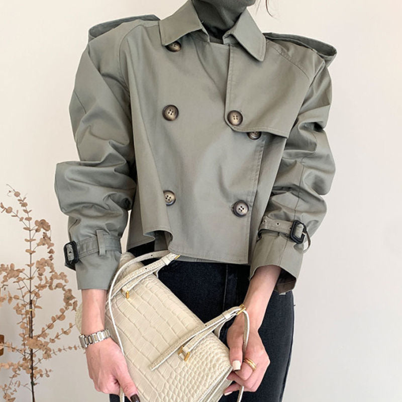 Lumen Arden Short Trench Coat