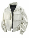 District Men's Cropped Bomber Jacket