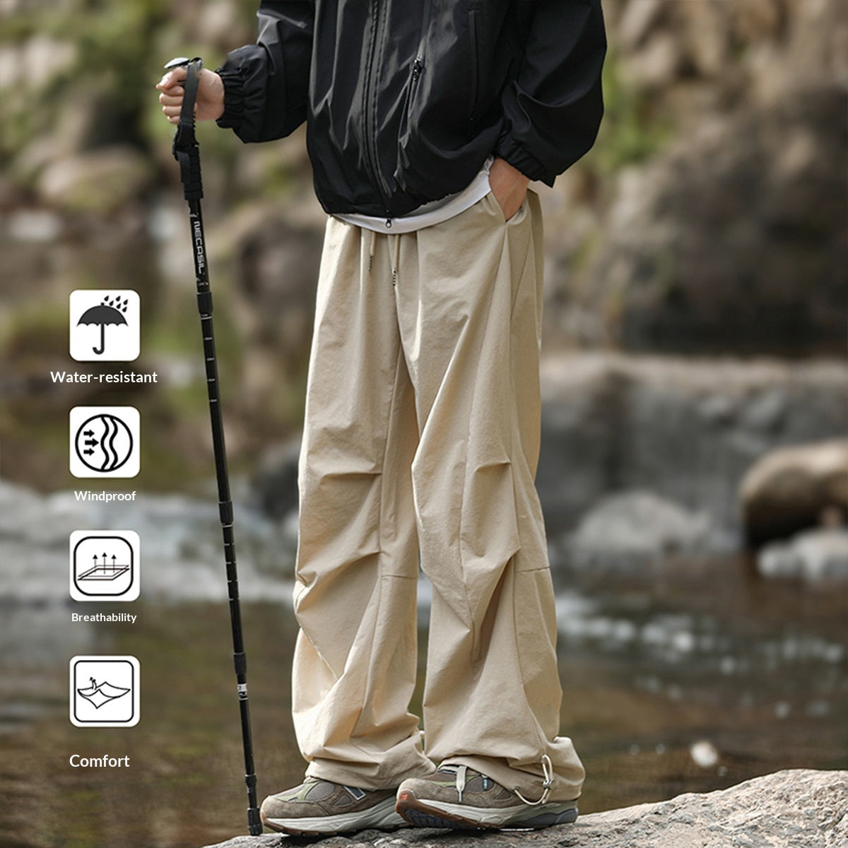 Rover Pleated Cargo Pants