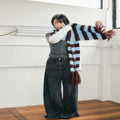 Ember Striped Warm Scarf