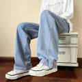 Indigo Men's Distressed Straight Jeans