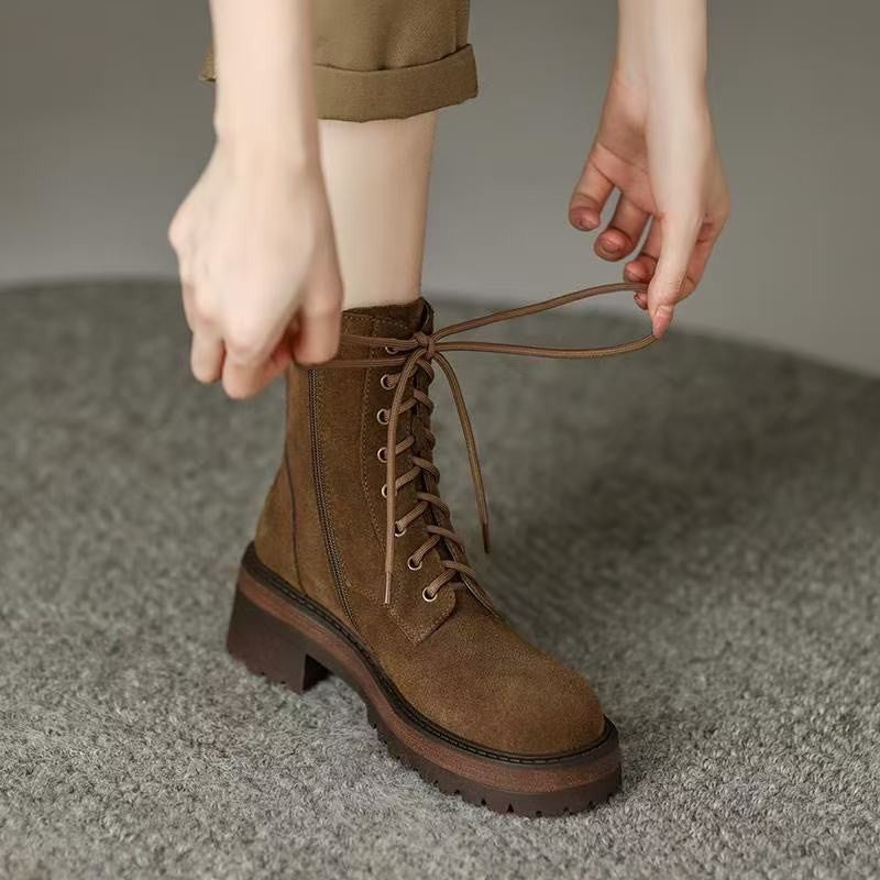 Stride Bexley Short Platform Ankle Boots