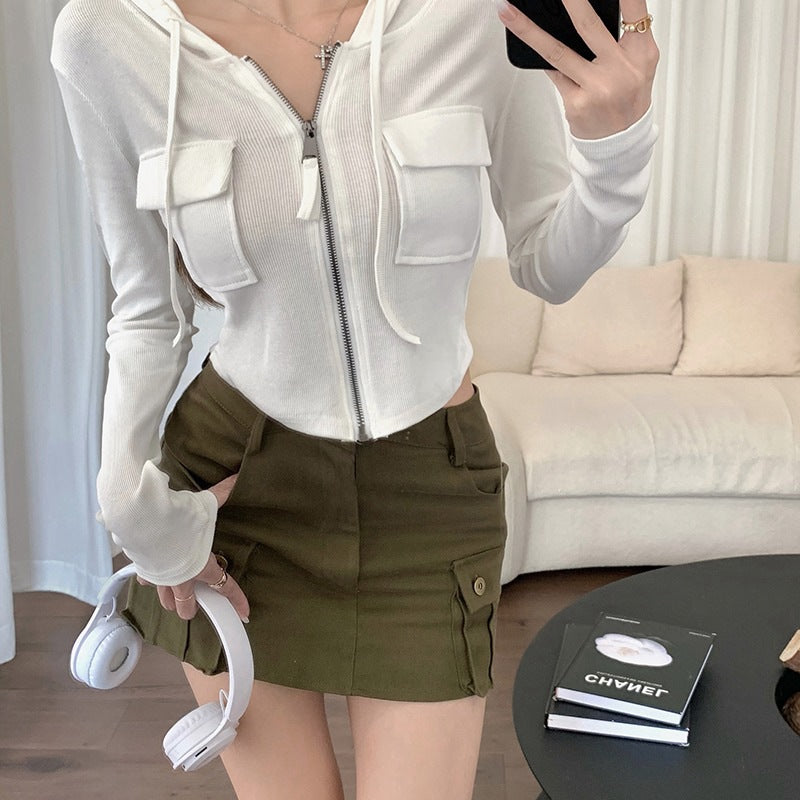 Hearth Short Hooded Cardigan