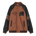Halo Men's Suede Embroidered Bomber Jacket