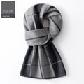 Ember Men's Wool Plaid Scarf