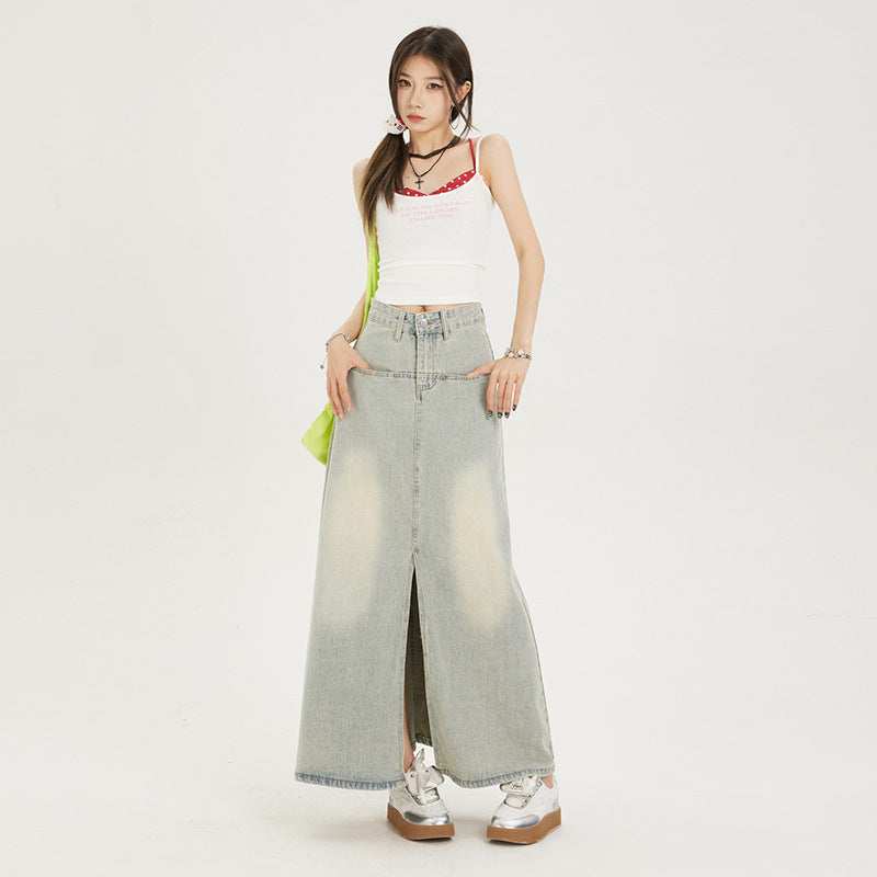 Sway Bexley High-Waist Denim Skirt