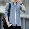 Metro Men's Slim Solid Shirt
