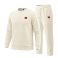 District Men's Crew-Neck Letter-Print Co-ord Set
