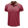 Metro Arden Men's Short-Sleeve Lapel T-Shirt