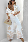 Flow Linen Lapel Co-ord Set