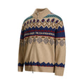 Atlas Men's Retro Jacquard Cardigan