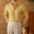 Metro Bexley Men's Linen Long-Sleeve Shirt