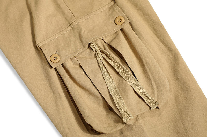 Rover Men's Straight Multi-Pocket Pocket Cargo Pants