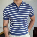 Metro Men's Striped Polo Shirt