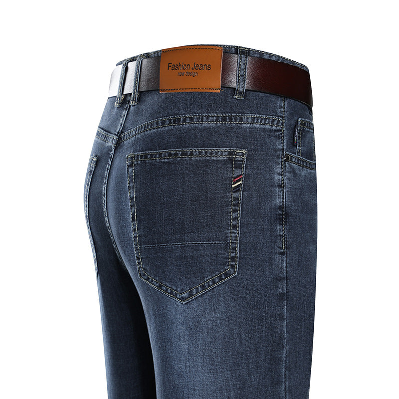 Indigo Men's Slim Straight Jeans