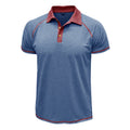 Metro Arden Men's Short-Sleeve Lapel T-Shirt