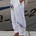 Flow Linen Cotton Floral Trousers