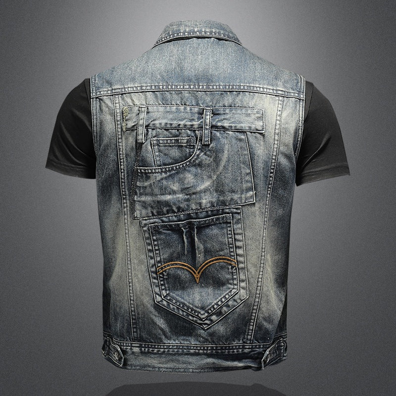 District Men's Denim Vest