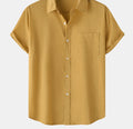 Metro Bexley Men's Linen Cotton Short-Sleeve Shirt