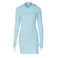 Nova Arden Knit Slim Long-Sleeve Dress