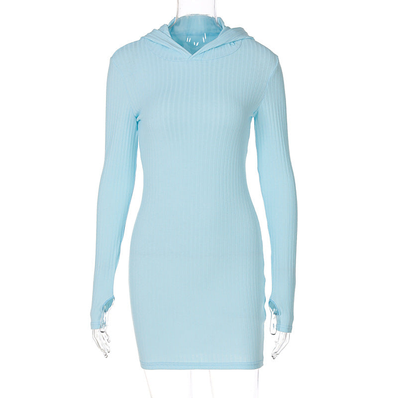 Nova Arden Knit Slim Long-Sleeve Dress