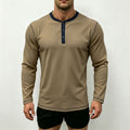 Metro Calder Men's Long-Sleeve Henley Shirt