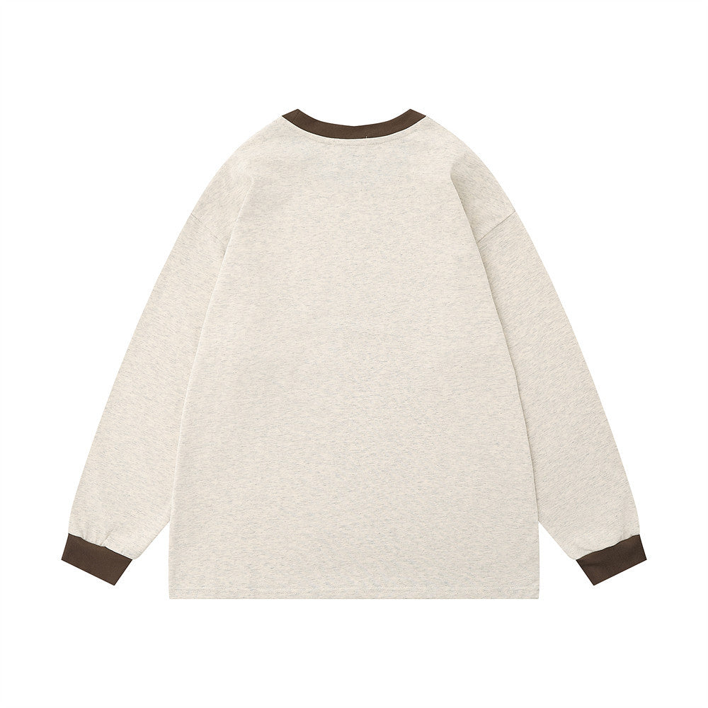 Archive Men's Relaxed Long-Sleeve Letter-Print T-Shirt