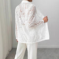 Aurelia Lace Embroidered Blazer