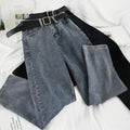 Indigo Arden Straight High-Waist Jeans