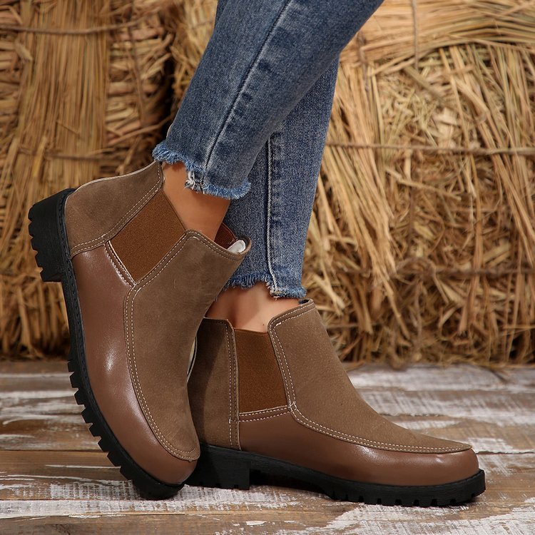 Stride Arden Short Platform Ankle Boots