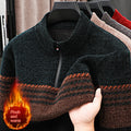 Atlas Men's Fleece-Lined Half-Zip Sweater