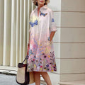 Nova Floral Printed Shirt Dress