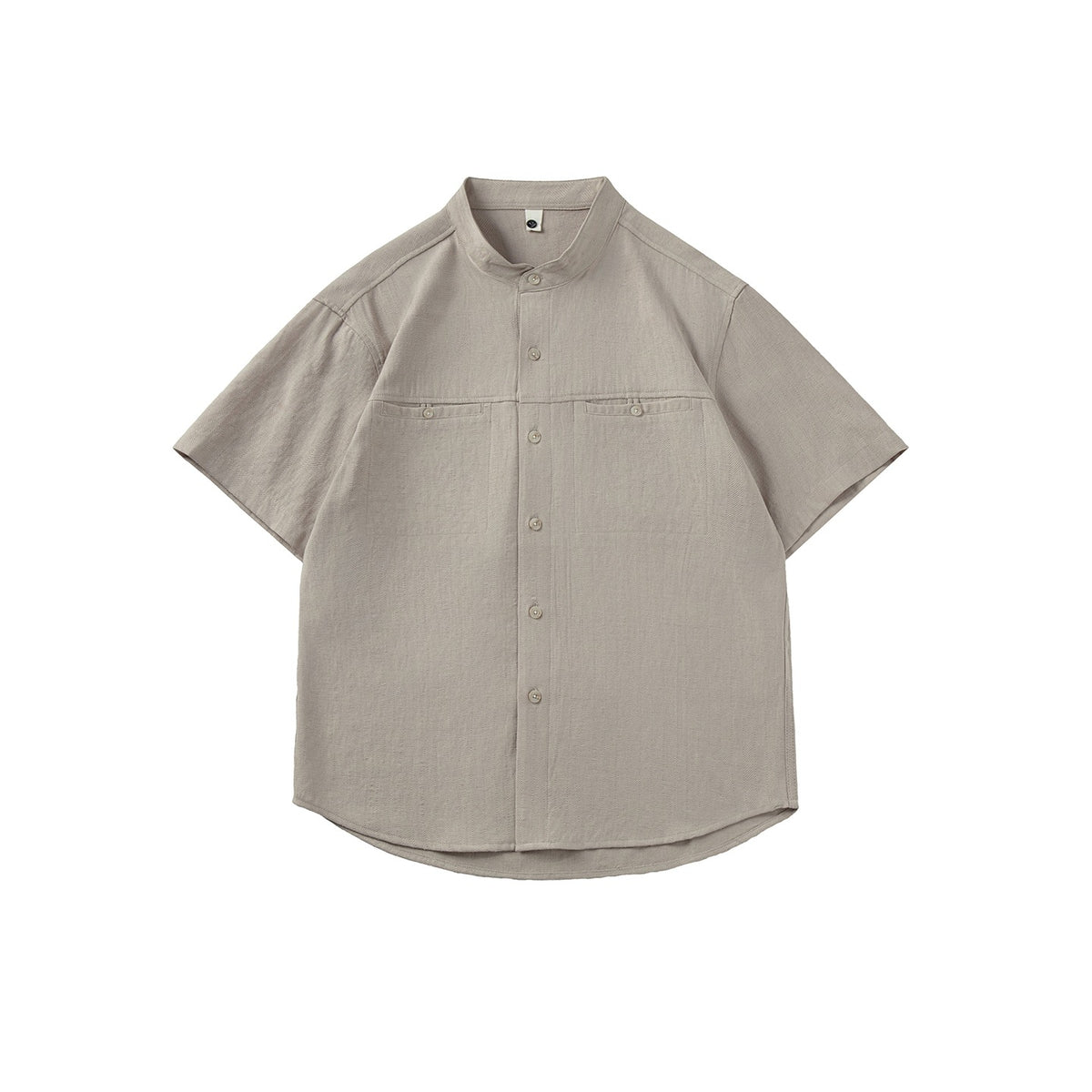 Metro Men's Linen-Look Short-Sleeve Shirt, view 3