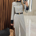 Flow Garnet Wide-Leg Trousers