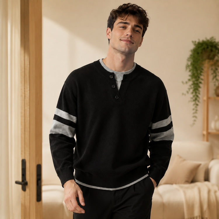 Atlas Garnet Men's Sweater