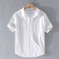 Metro Arden Men's Short-Sleeve Linen Shirt