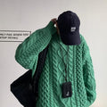 Atlas Men's Cable-Knit Contrast Sweater