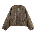 Halo Suede Embroidered Bomber Jacket