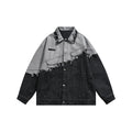 District Men's Lapel Denim Jacket