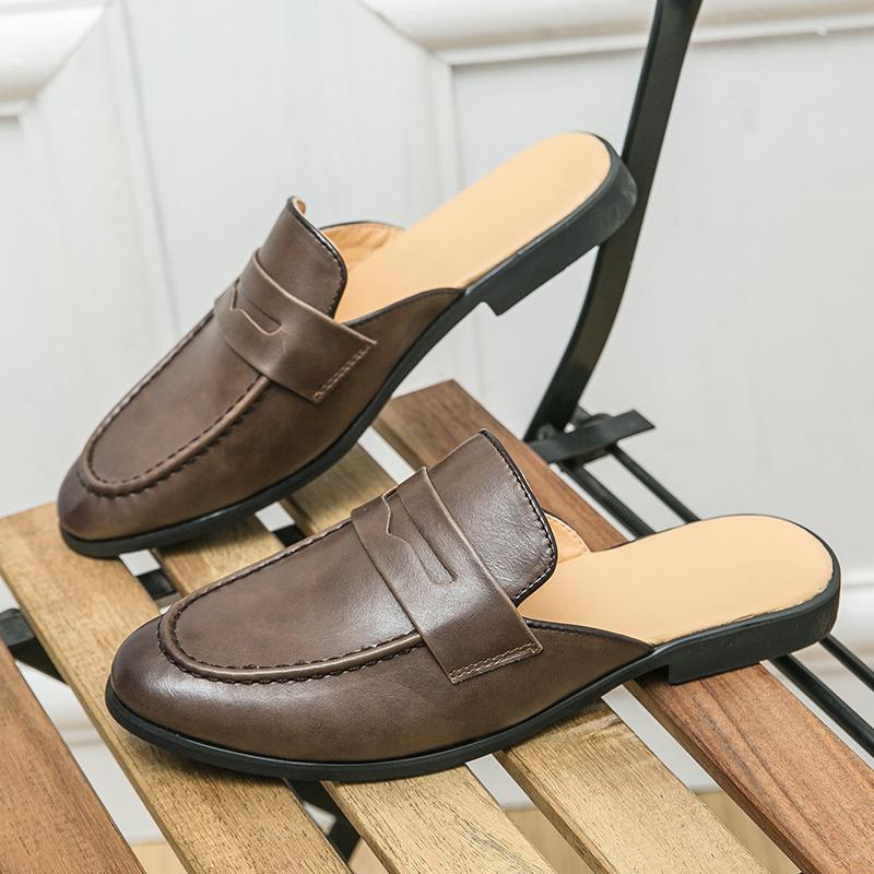 Stride Men's Leather Breathable Slides