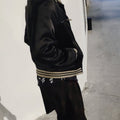 District Men's Cotton Silky Bomber Jacket
