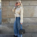 Lumen Cropped Trench Coat