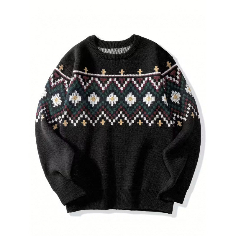 District Men's Relaxed Crew-Neck Pullover