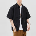 Metro Men's Linen Short-Sleeve Shirt