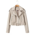 Halo Leather Washed Biker Jacket