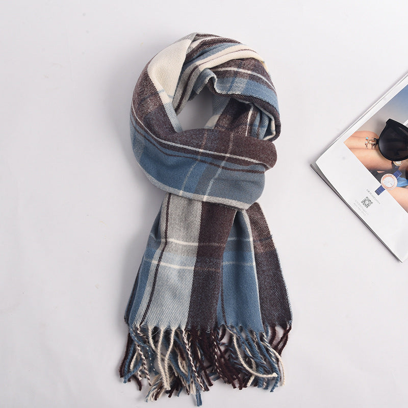 Ember Long Plaid Scarf