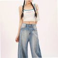 Indigo Garnet Straight Jeans