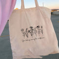 Carry Canvas Floral Tote Bag