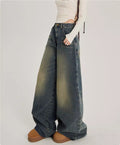 Indigo Fenwick Wide-Leg Jeans