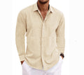 Archive Men's Linen Cotton Long-Sleeve T-Shirt